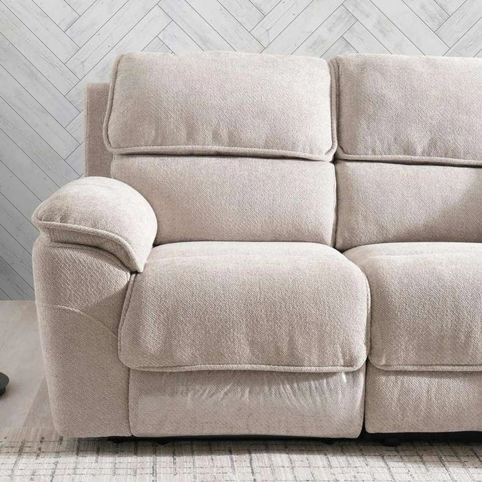 Shran 3 Seater Recliner Sofa - Beige