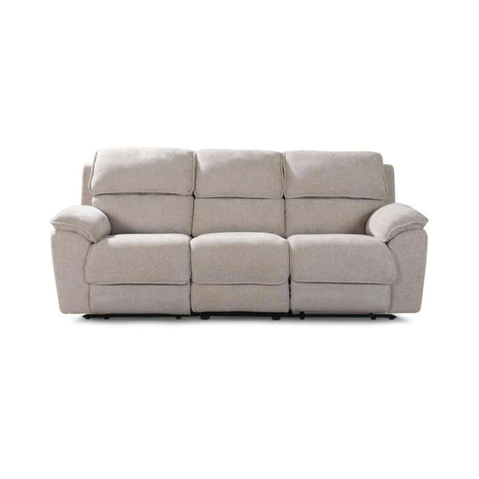 Shran 3 Seater Recliner Sofa - Beige