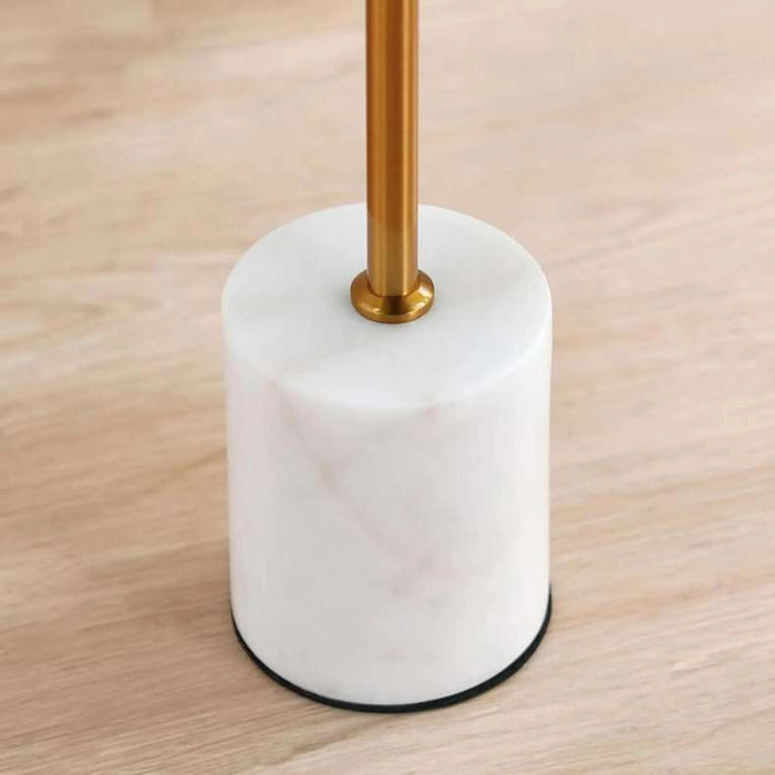 Siera Integrated Led 14W Marble Base Floor Lamp 10X150Cm - Brass