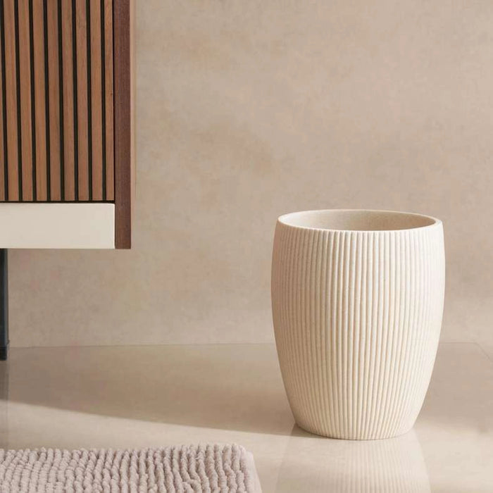 Siesta Bathroom Bin 20.5X20.5X24.5Cm - Beige
