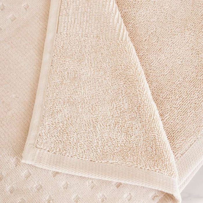 Siesta Velour Bath Sheet 90X150Cm - Cream