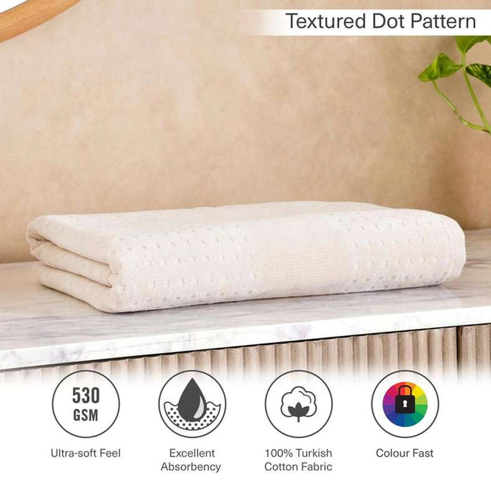 Siesta Velour Bathtowel 70X140Cm - Cream