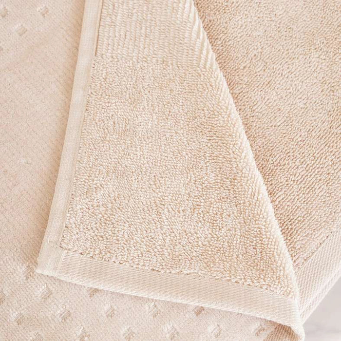 Siesta Velour Hand Towel 50X90Cm - Cream