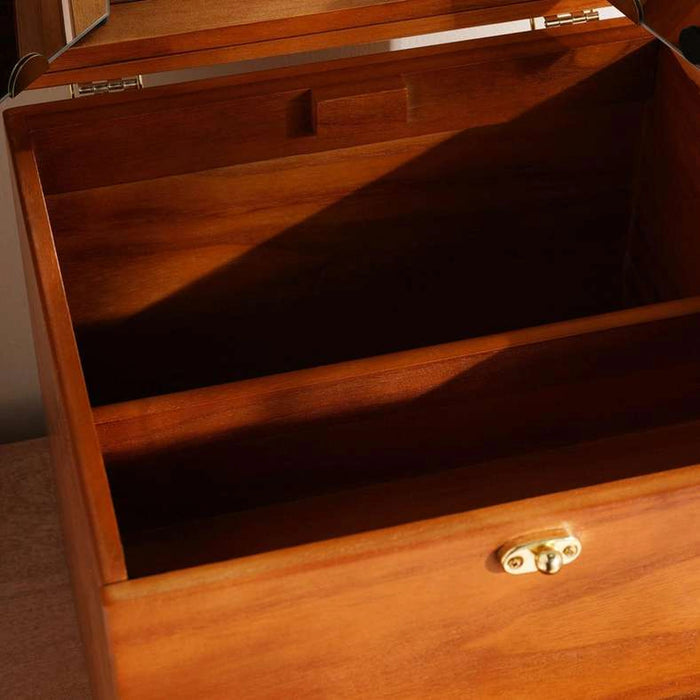 Signature Large Jewellery Organiser With 4 Drawer And Mirror 28.7X27X34.2Cm-Natural Gloss