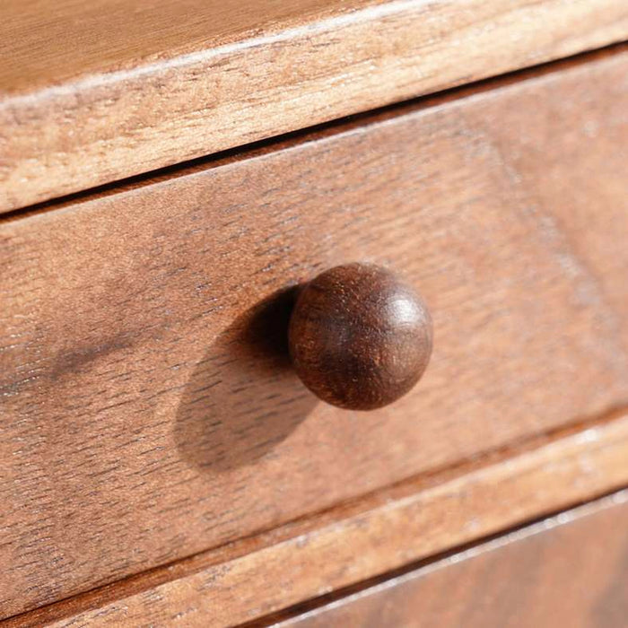 Signature Large Jewellery Organiser With Door 16X15X23Cm-Natural Walnut