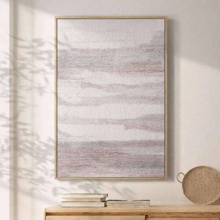 Silent Textile Canvas Wall Art 80X120Cm - Natural