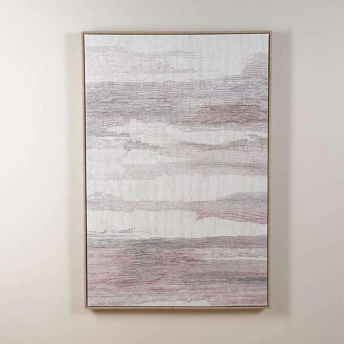 Silent Textile Canvas Wall Art 80X120Cm - Natural