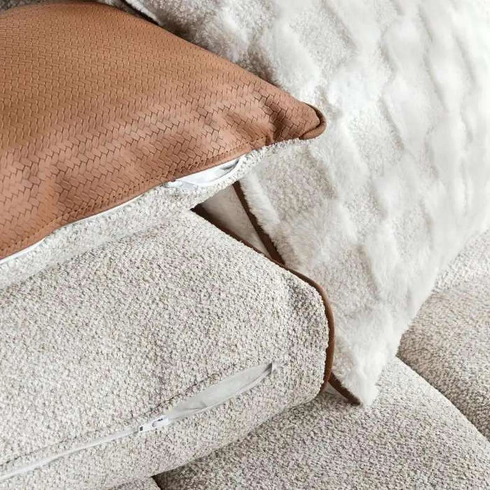 Silken Embarce Corner Sofa Set- Beige