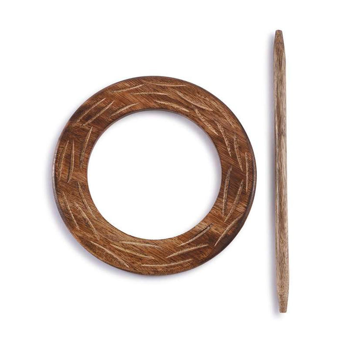 Silvana Wooden Tieback - Natural