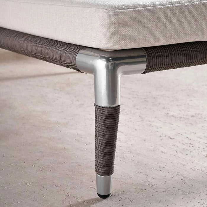 Silver Sky Outdoor Lounger - Grey