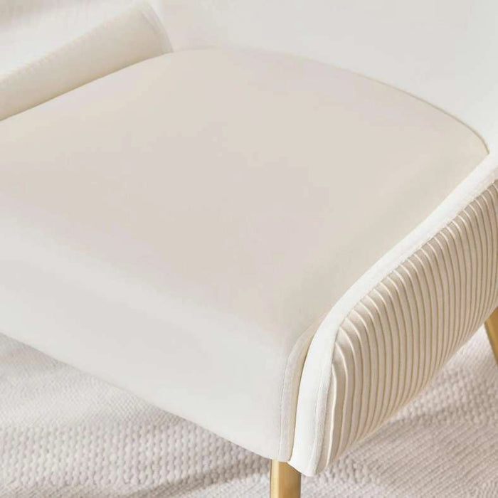 Simba New Dining Chair - Cream Gold