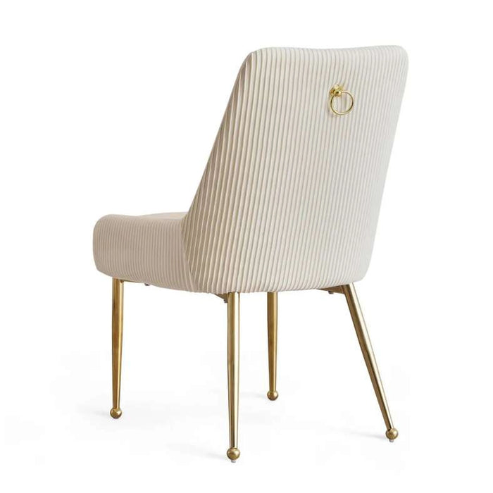 Simba New Dining Chair - Cream Gold