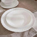 Simplicity 12-Piece Opal Dinner Set - White Pan Home