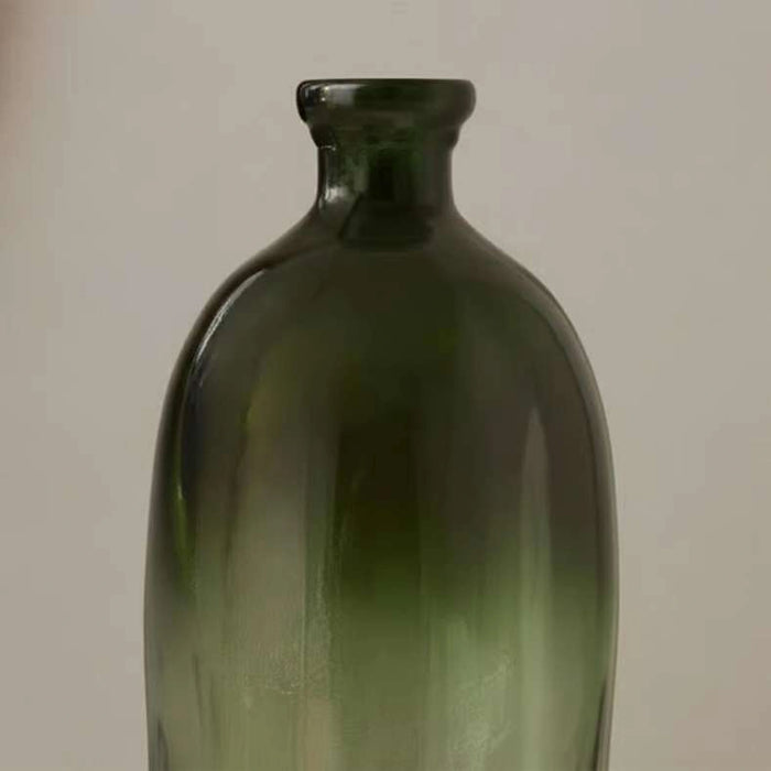 Simplicity Recycled Glass Vase 34X34X73Cm -Light Green