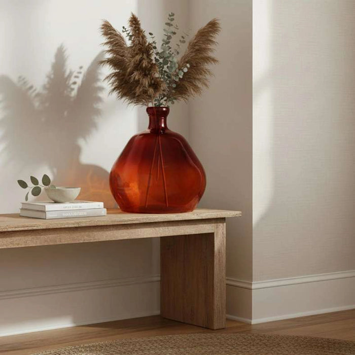 Simplicity Recycled Glass Vase 45X45X50Cm- Brown