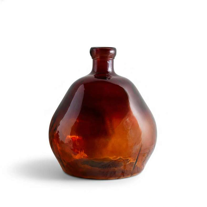Simplicity Recycled Glass Vase 45X45X50Cm- Brown
