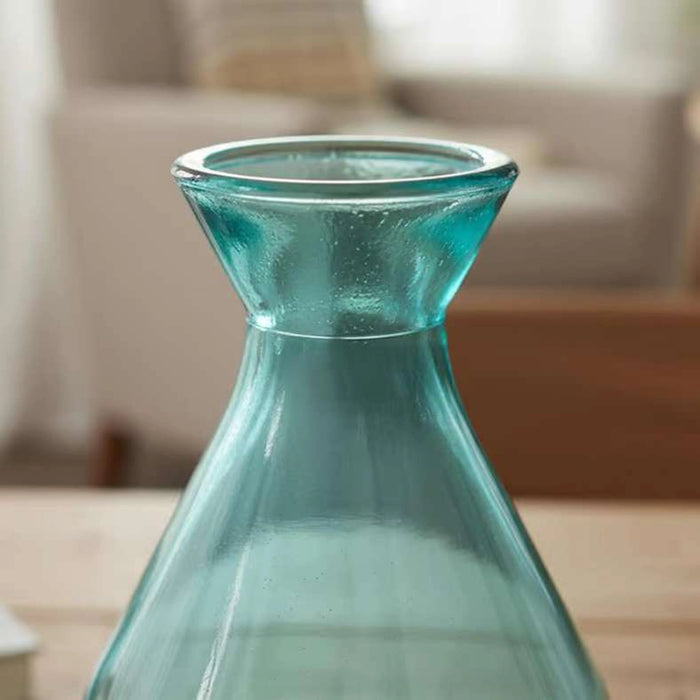 Simplicity Recycled Glass Vase 7.3X7.3X10.7Cm -Light Green