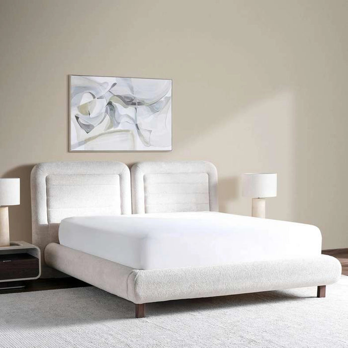 Sirana 5 Pc Bedroom Set 180X200 Cm - Beige & Walnut