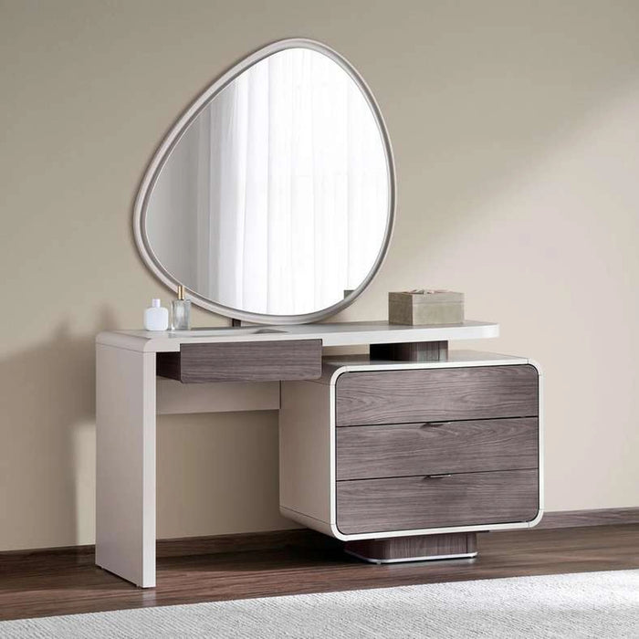 Sirana 5 Pc Bedroom Set 180X200 Cm - Beige & Walnut