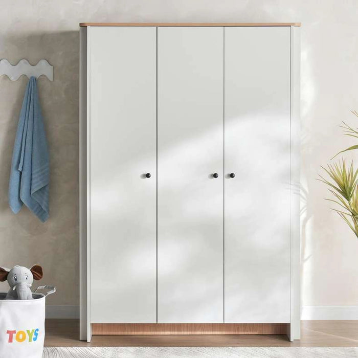 Sirius Kids 3 Door Wardrobe - Grey And Oak