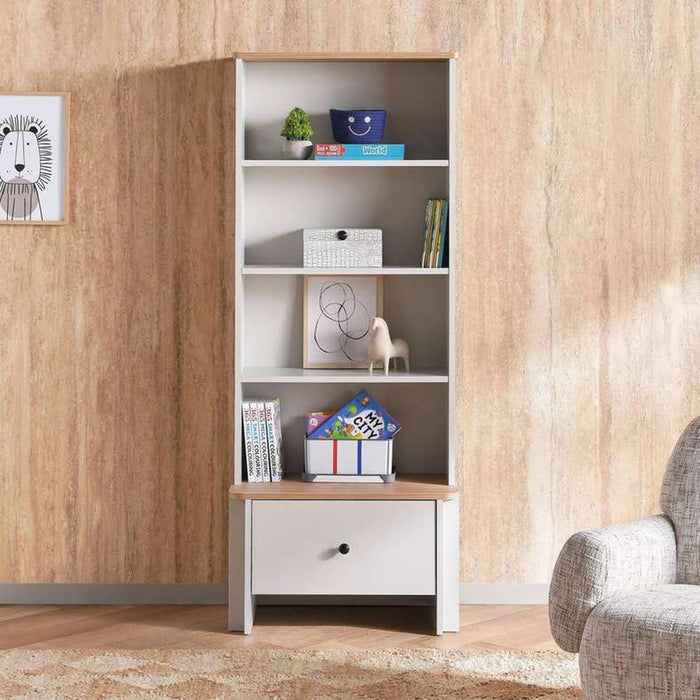 Sirius Kids Book Case - Grey And Oak