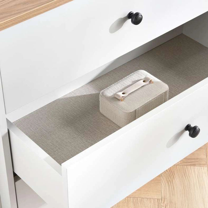 Sirius Kids Dresser With Mirror - Grey And Oak