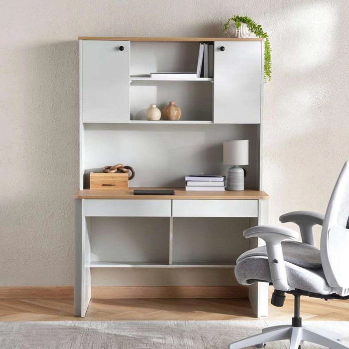 Sirius Kids Study Desk And Desk Unit - Grey And Oak