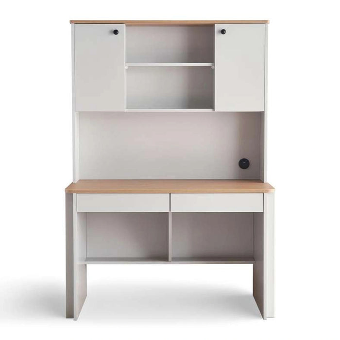 Sirius Kids Study Desk And Desk Unit - Grey And Oak