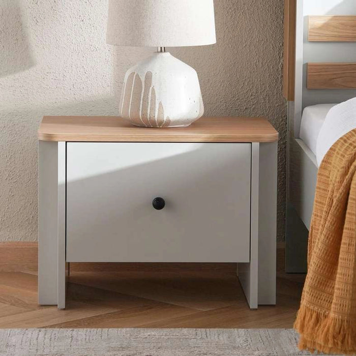 Sirius Nightstand - Grey And Oak