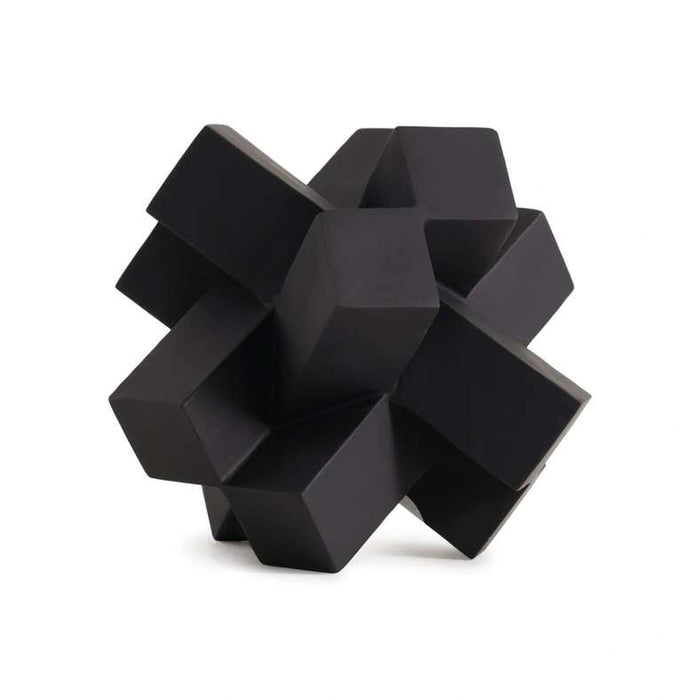 Sirius Polyresin Decor Orb 20X20X20Cm- Black