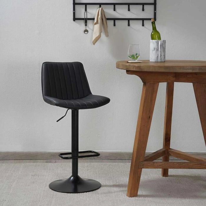 Skagen Bar Chair Adjustable Height - Black
