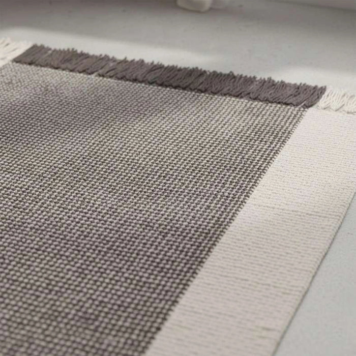 Skype Recycle Dhurrie With Fringe 90X150Cm - Choco