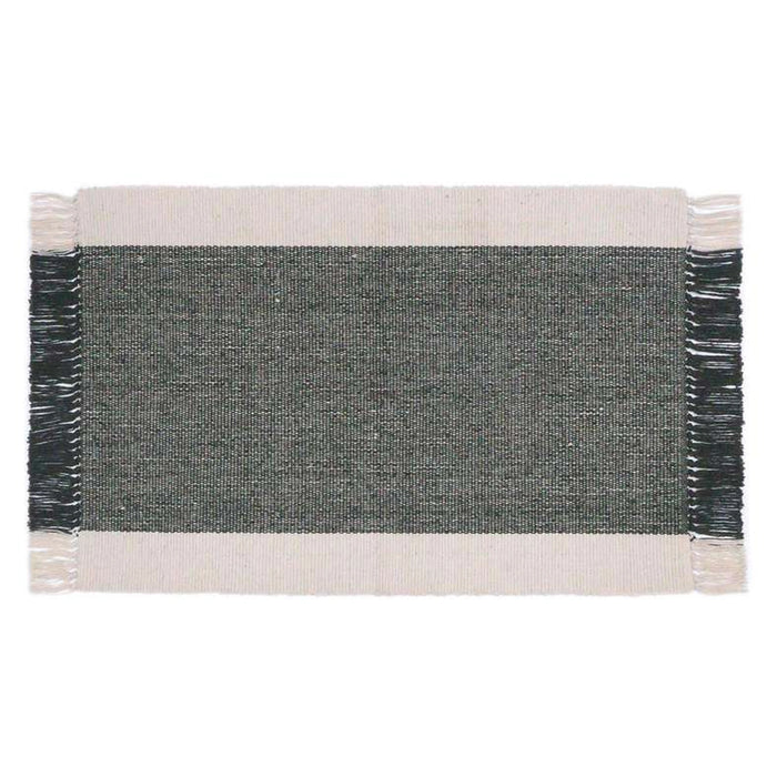 Skype Recycle Dhurrie With Fringe 90X150Cm - Olive