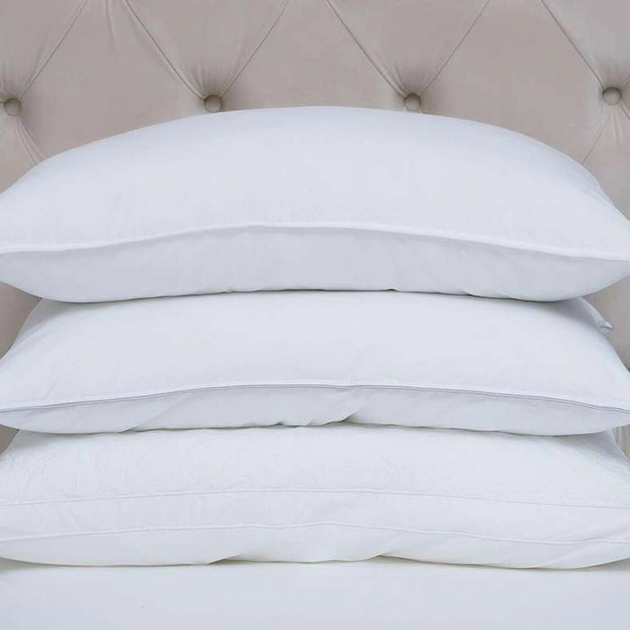 Snug Microgel Soft Pillow -White Pan Home