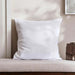 Soft Turkish Cotton Waffle Jersey Cushion Cover - White Pan Home