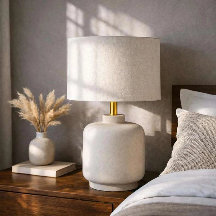 Solace E27 Table Lamp 38X38X68Cm - Beige