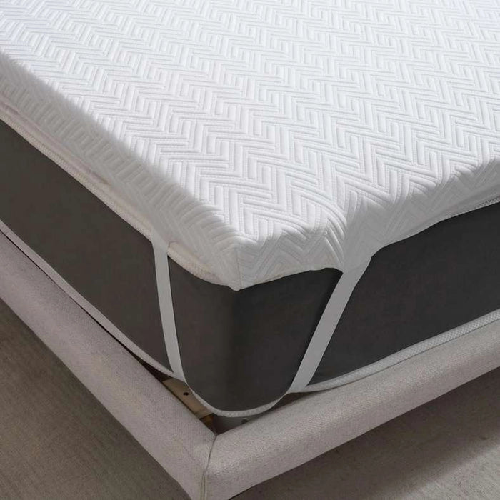 Solace Graphene Infused Memory Foam Mattress Topper 120X200X8Cm - White