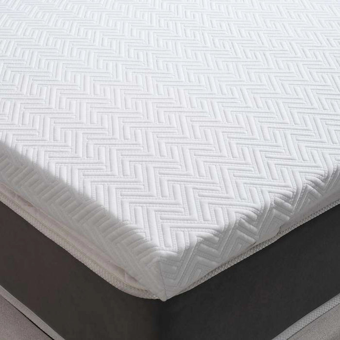 Solace Graphene Infused Memory Foam Mattress Topper 120X200X8Cm - White