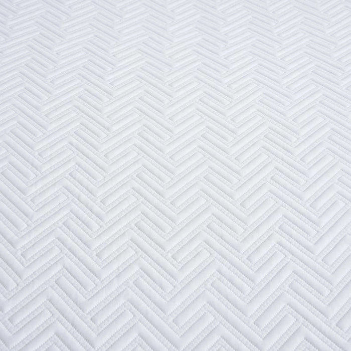 Solace Graphene Infused Memory Foam Mattress Topper 90X200X8Cm - White