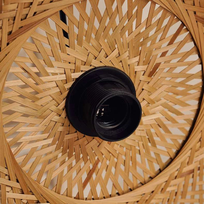 Solem E-27 Handmade Bamboo Pendant Lamp 60X17Cm - Natural