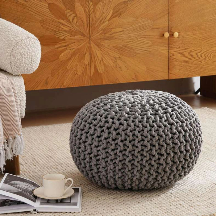 Solicity Pouf 50X50X40Cm-Grey