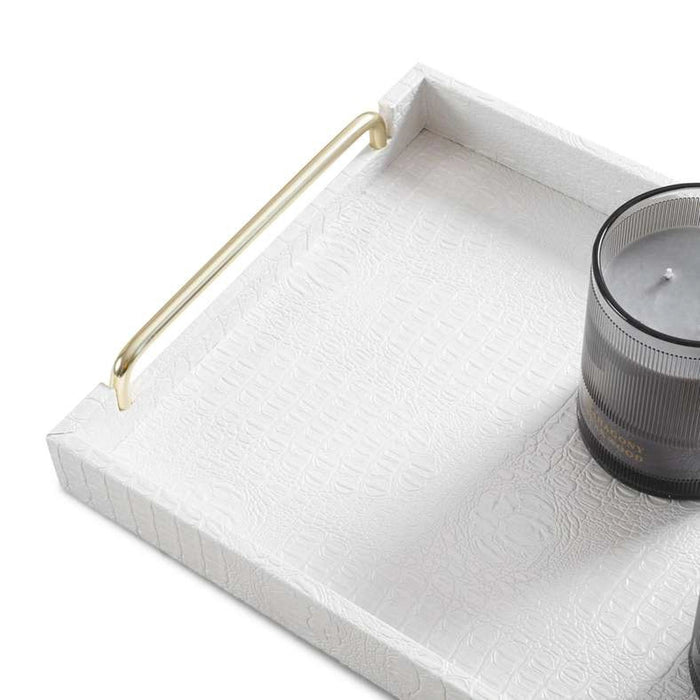 Solis Decor Tray 40X28X5.5Cm - White