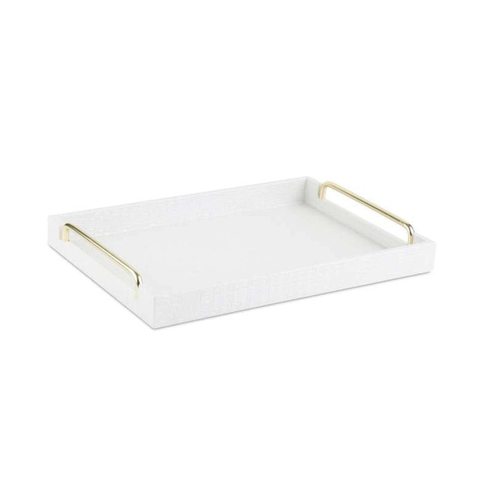 Solis Decor Tray 45X32X5.5Cm - White