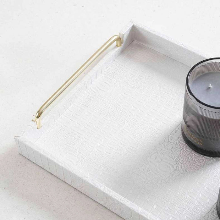 Solis Decor Tray 45X32X5.5Cm - White
