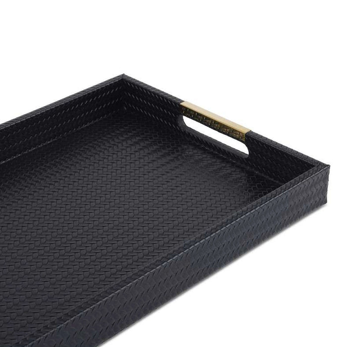 Solis Decor Tray 48X34X4.5Cm - Black