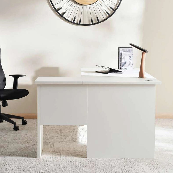 Solmere Office Desk Right Side Return 140Cm - White