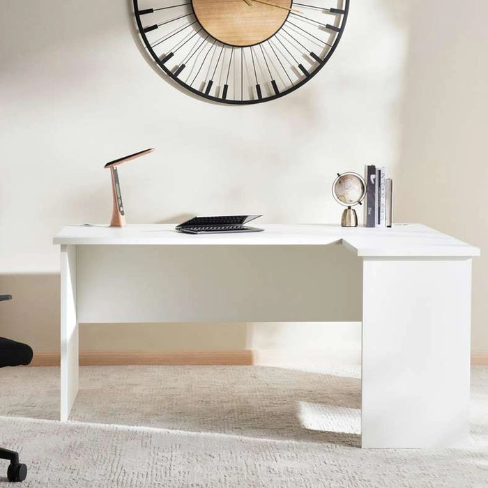 Solmere Office Desk Right Side Return 160Cm - White