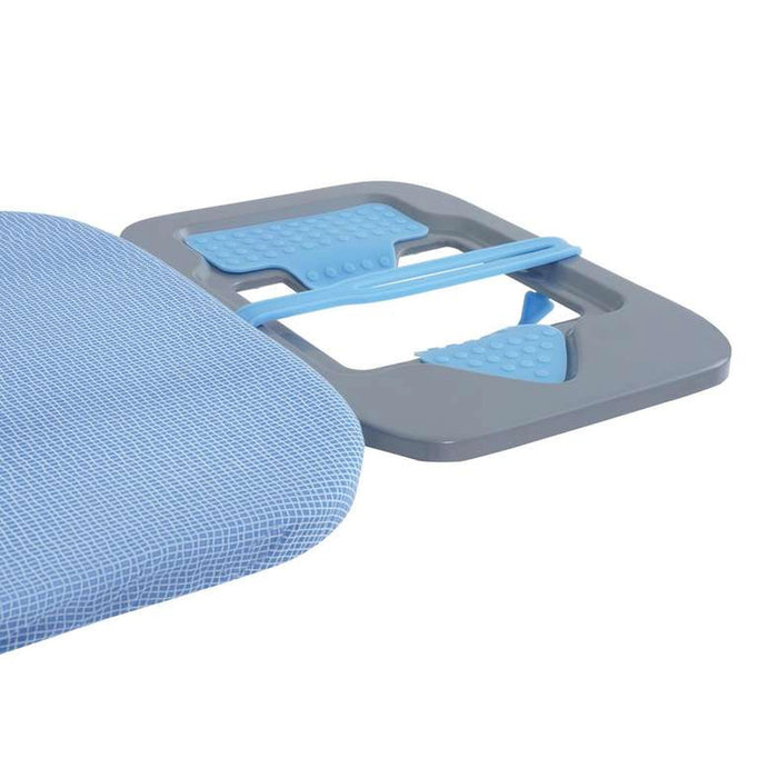 Solon Ironing Board With Steam Iron Rest 38X122X65-90cm - Silver Pan Home