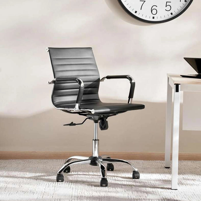 Sona Medium Back Office Chair - Black