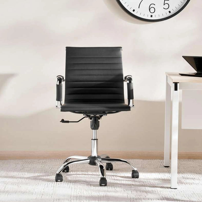 Sona Medium Back Office Chair - Black